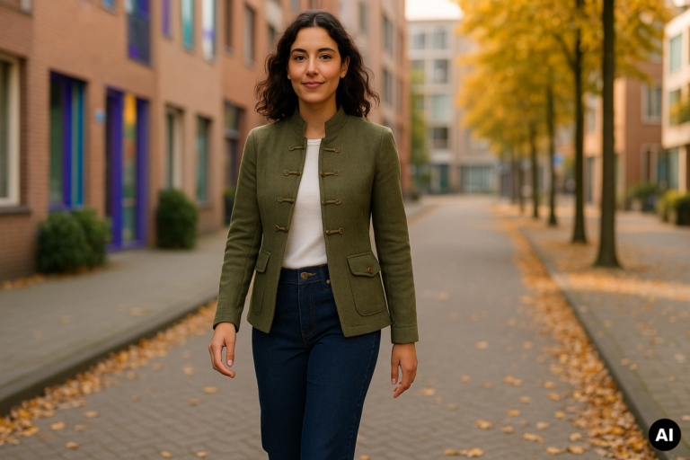 Hoe draag je een military jacket in de herfst?